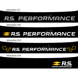 Bandeau pare soleil Renault Sport RS Performance