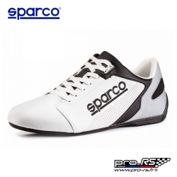 Chaussures en cuir SPARCO SL-17 blanc pour homme