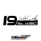 Sticker Loeb Elena 19 Go World Rally