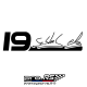 Sticker Loeb Elena 19 Go World Rally