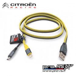 Cable de recharge smartphone Citroën Racing C3 WRC