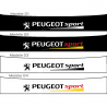 Bandeau pare soleil Peugeot Sport D