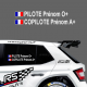 Kit Nom Pilote Copilote modèle B2 1 coté