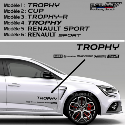Sticker RS Kit Trophy et Sponsors