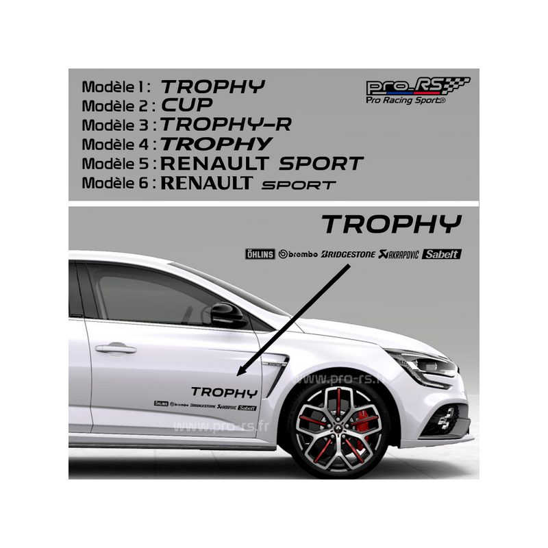 1 stickers autocollant Renault sport racing sponsor - Équipement auto