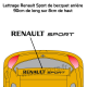 Lettrage Renault Sport de pare brise