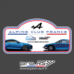 Autocollant Alpine Club France