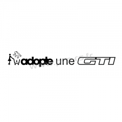 Sticker Adopte une GTi