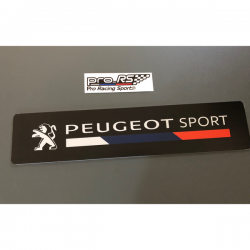 Cache plaque Peugeot Sport Noir Eco