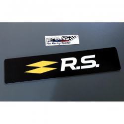 Cache plaque Renault Sport RS Noir Eco