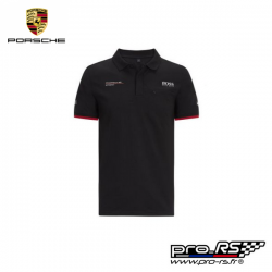 Polo PORSCHE Motorsport Team noir pour homme