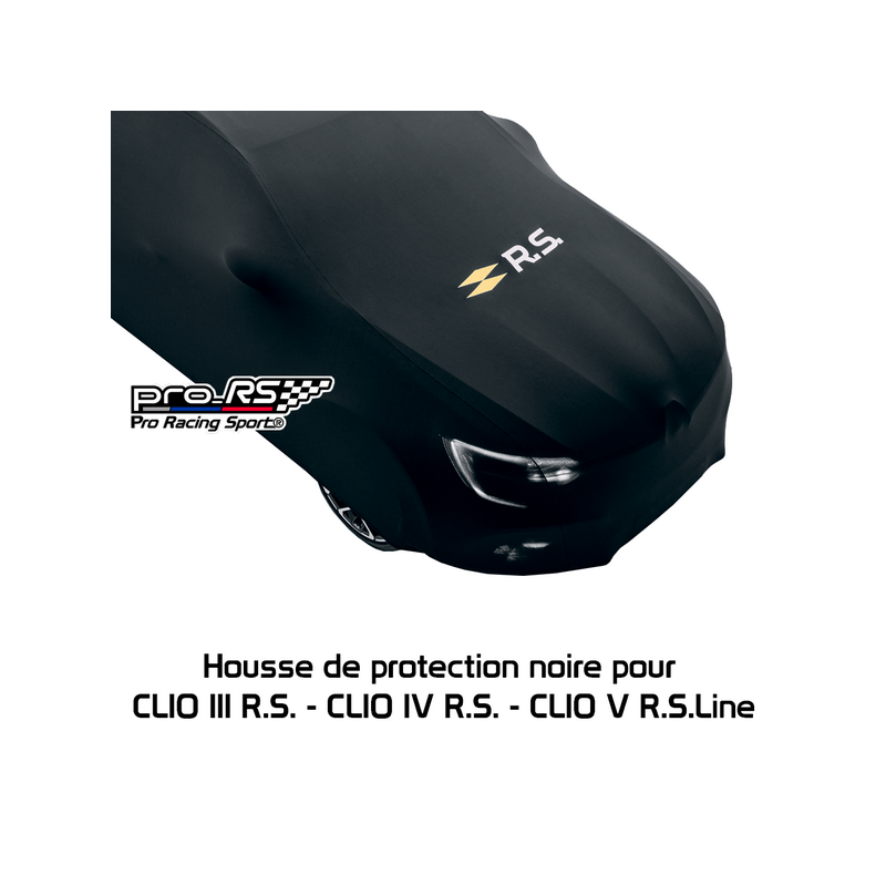 Housse de protection noire pour CLIO III R.S. et CLIO IV R.S. Renault Sport  - Pro-RS
