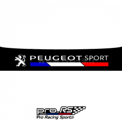 Bandeau pare soleil Peugeot Sport Bleu Blanc Rouge