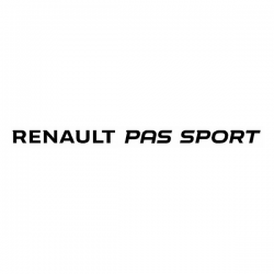 Sticker Renault Pas Sport