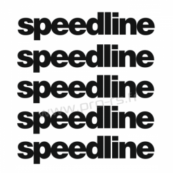 Kit 5 Stickers de jante Speedline 1