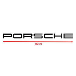 Porsche lettrage 80cm