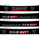 Bandeau pare soleil Peugeot Sport GTi