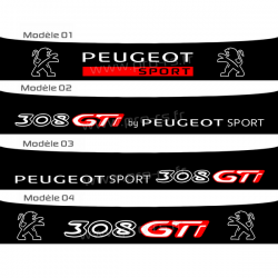 Bandeau pare soleil Peugeot Sport GTi