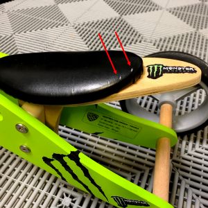 Draisienne en bois Monster Energy version expo