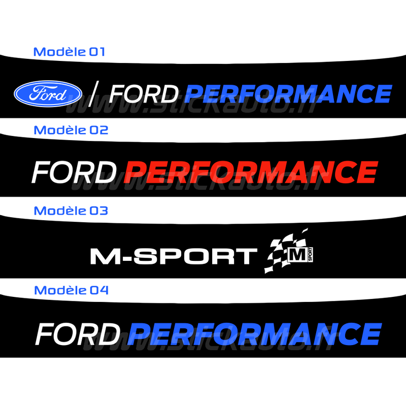 Bandeau pare soleil Ford B - Pro-RS