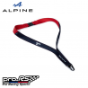 Tour de cou ALPINE Lifestyle bleu/rouge