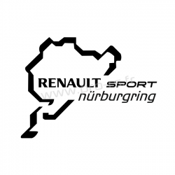 Sticker Nurburgring Renault Sport