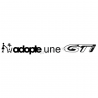 Sticker Adopte une GTi type 208