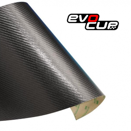 Plaque carbone véritable adhésive 3M Evo Cup - Pro-RS
