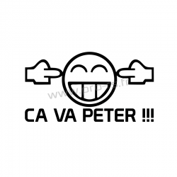 Sticker Ca va peter !