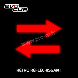 Flèches rétroréfléchissantes Rouge Evo Cup