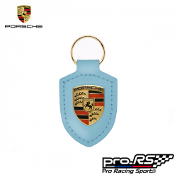 Porsche Porte-clés écusson Bleu Glacé