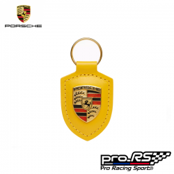 Porsche Porte-clés écusson Jaune Speed