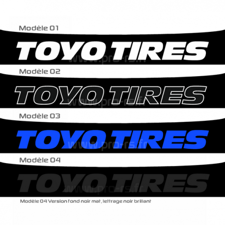 Bandeau Pare soleil Toyo Tires - Pro-RS