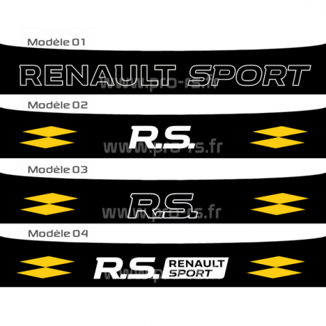 Bandeau pare soleil Renault Sport RS Performance