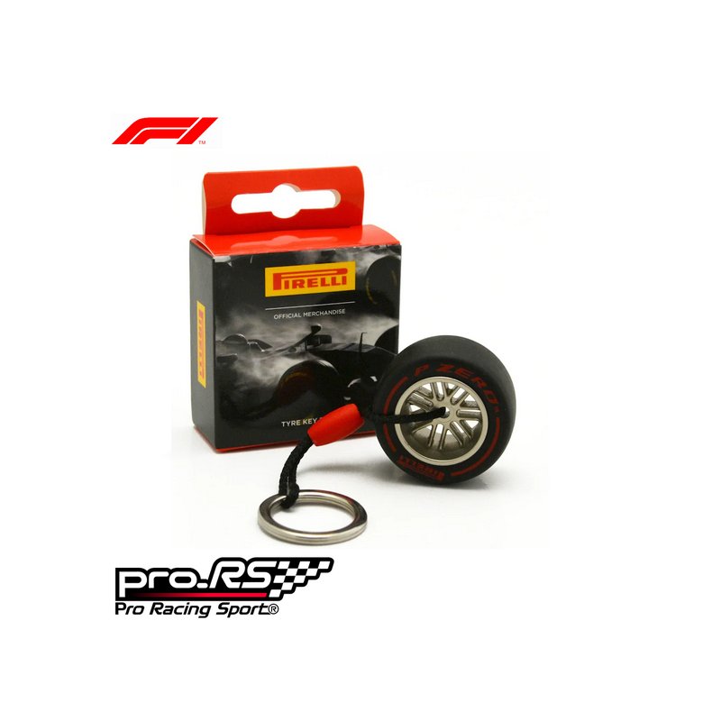 Porte clés PIRELLI Pneu Rouge - Formule 1 - Pro-RS