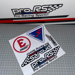 Planche de sticker Pro-RS Rallye & Circuit simple