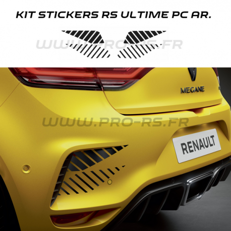 Kit Stickers RS Ultime Megane pc ar. Renault Sport