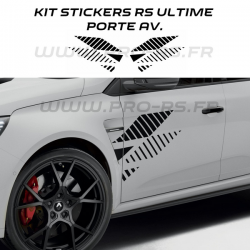 Kit Stickers RS Ultime Megane porte av. Renault Sport