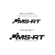 Sticker MS RT M-Sport Ford