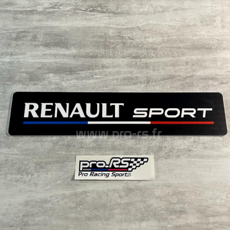 Cache plaque Renault Sport Bleu Blanc Rouge Eco