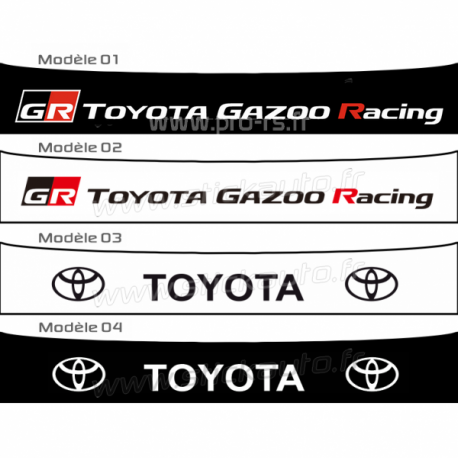 TOYOTA TRD RACING développement bandes solaires pare-brise pare