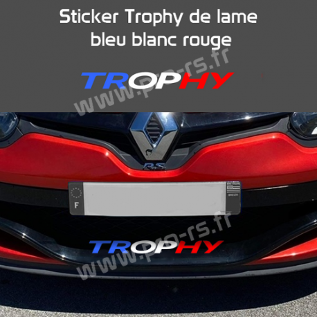 Renault Sticker Trophy 2014 de lame Bleu Blanc Rouge