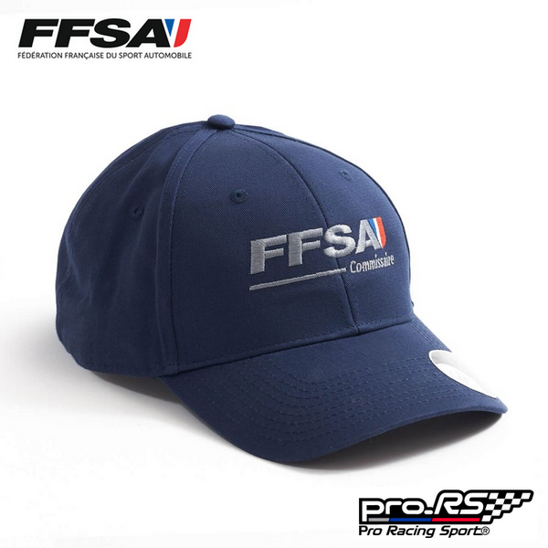 Casquette FFSA Commissaire baseball bleue Pro-RS