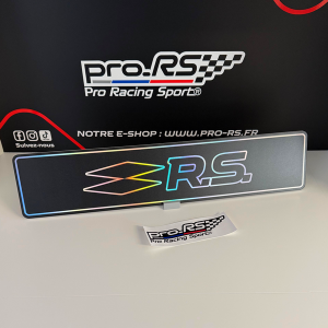 Cache plaque Holographique Porsche