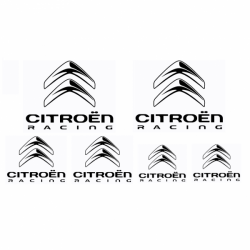 Kit 6 Stickers Citroen Racing