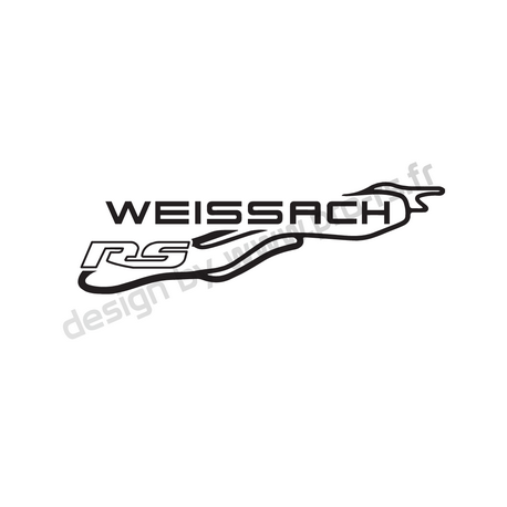 Sticker Porsche Weissach 992