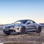 Kit 2 stickers Alpine contour 60cm