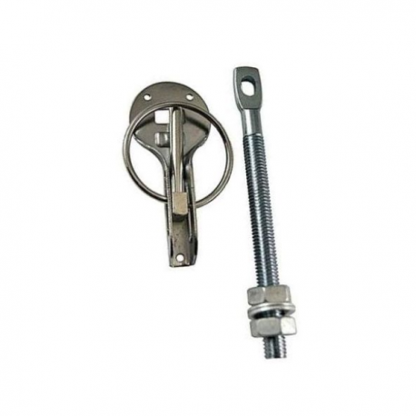 Attaches capot Dakar acier 7/16