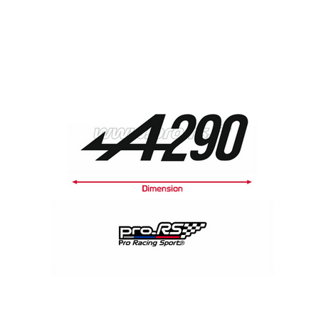 Sticker Alpine A290 fleche