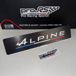 Cache plaque Alpine italique Noir Eco